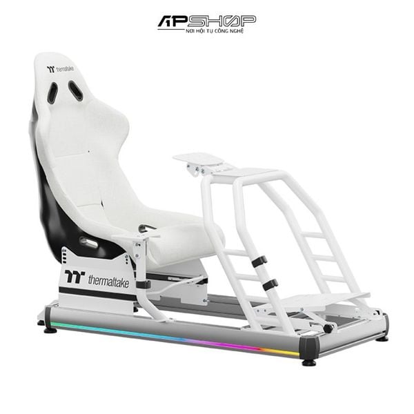 Buồng Lái Giá Lập Thermaltake GR500 Racing Simulator Cockpit White