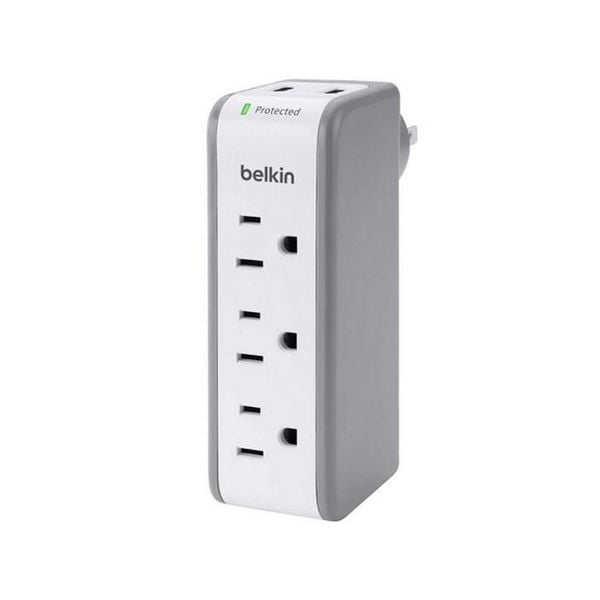 Ổ cắm điện Belkin 3 lỗ tích hợp đầu sạc 2 USB 1A (CEW $75.000)