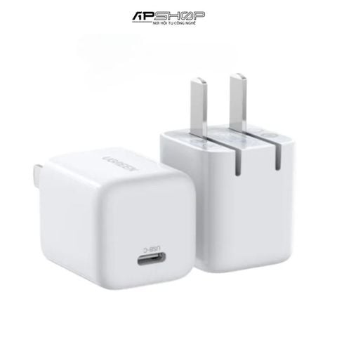 Cóc Sạc UGREEN Mini Foldable Fast Charger 20W US 70572