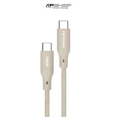 Cáp sạc nhanh 60W ToToLink T601CC | Bọc dù USB C to USB C 1M