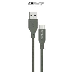 Cáp sạc nhanh ToToLink T2AC | Bọc dù USB A to USB C 2M