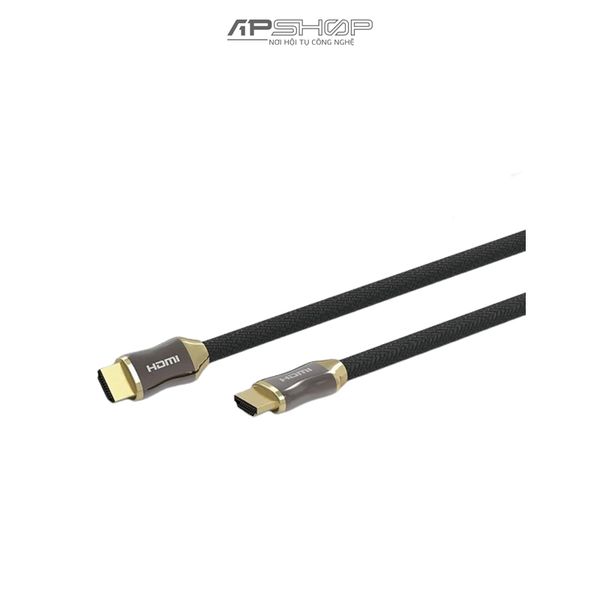 Cáp Air UHD 8K HDMI (Braid + Metallic) Chuẩn HDMI 2.1 hỗ trợ độ phân giải 8K 60Hz hoặc 4K 120Hz | Hiệu Feeltek | Chính hãng