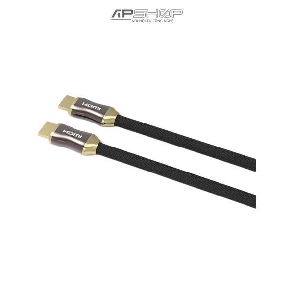 Cáp Air UHD 8K HDMI (Braid + Metallic) Chuẩn HDMI 2.1 hỗ trợ độ phân giải 8K 60Hz hoặc 4K 120Hz | Hiệu Feeltek | Chính hãng