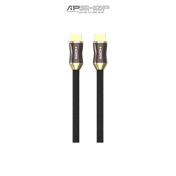 Cáp Air UHD 8K HDMI (Braid + Metallic) Chuẩn HDMI 2.1 hỗ trợ độ phân giải 8K 60Hz hoặc 4K 120Hz | Hiệu Feeltek | Chính hãng