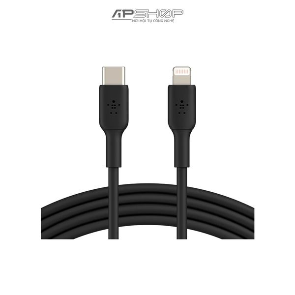 Cáp Belkin Lightning to USB C | 1m | Vỏ nhựa | Công suất 30w | Chính hãng