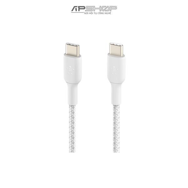 Cáp Belkin USB C to C |1m | Vỏ dù PVC | Công suất 60w, | Chính hãng