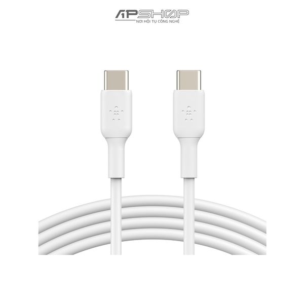 Cáp Belkin USB C to C | 1m | Vỏ nhựa PVC | Công suất 60w | Chính hãng