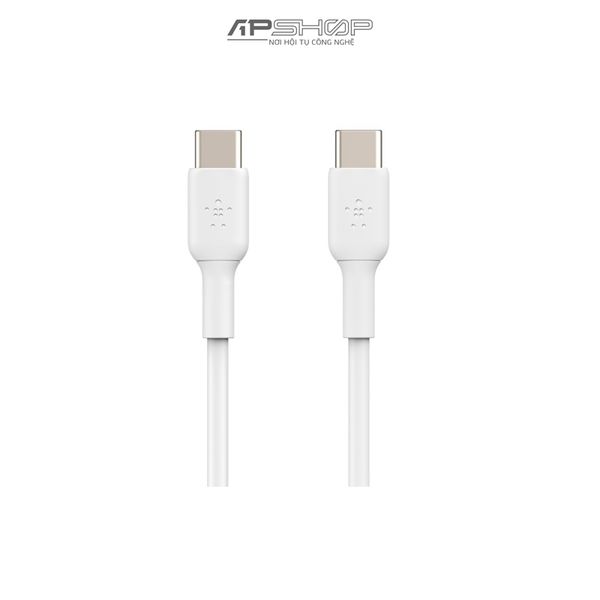 Cáp Belkin USB C to C | 1m | Vỏ nhựa PVC | Công suất 60w | Chính hãng