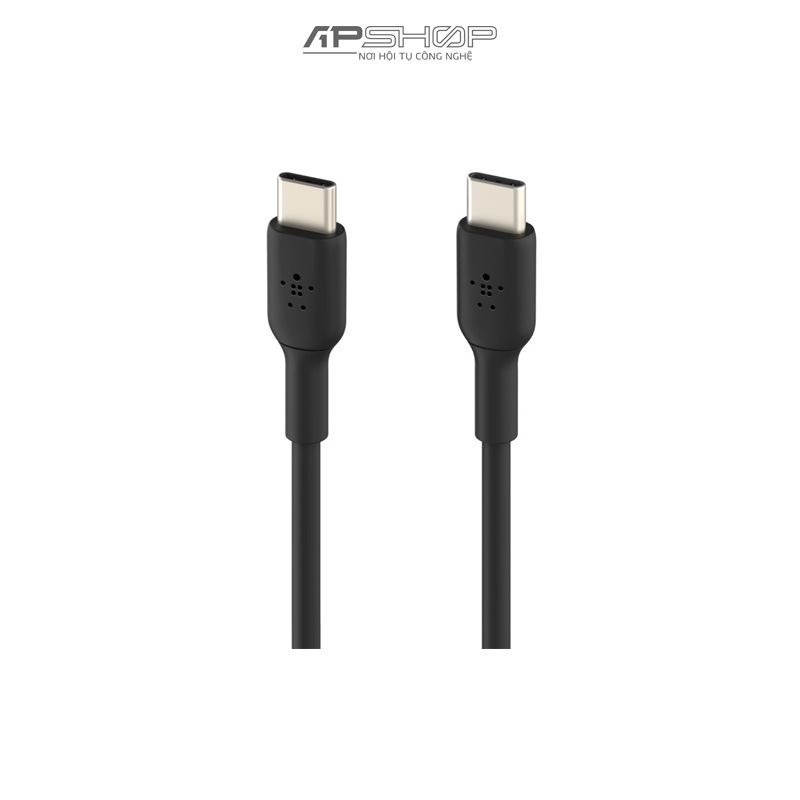 Cáp Belkin USB C to C | 1m | Vỏ nhựa PVC | Công suất 60w | Chính hãng