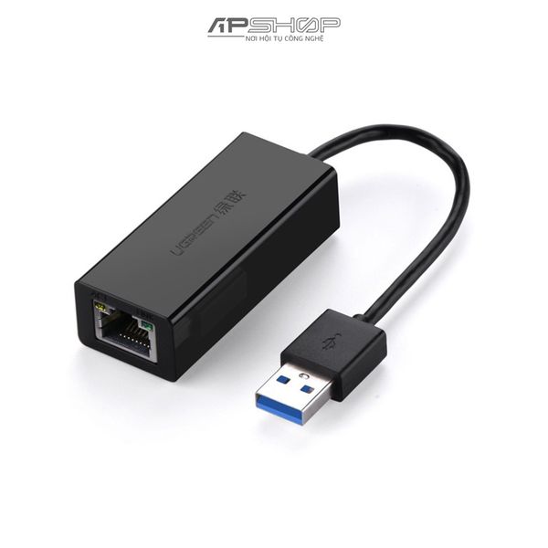 Cáp chuyển USB 3.0 to Lan hỗ trợ 10/100/1000 Mbps Ugreen | Chính hãng