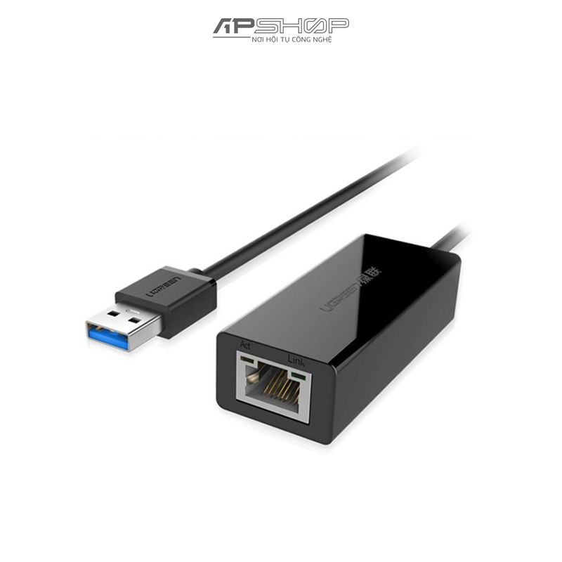 Cáp chuyển USB 3.0 to Lan hỗ trợ 10/100/1000 Mbps Ugreen | Chính hãng