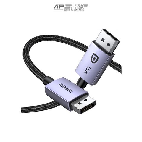 Cáp Displayport to Displayport 2.1 UGREEN | Độ phân giải 16K@60Hz HDR
