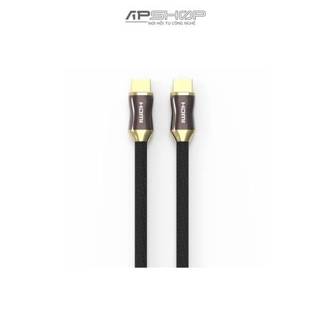 Cáp HDMI 4K UHD 2m(Braid + Metallic) Chuẩn HDMI 2.0 hỗ trợ độ phân giải 4K 60Hz | Hiệu Feeltek | Chính hãng