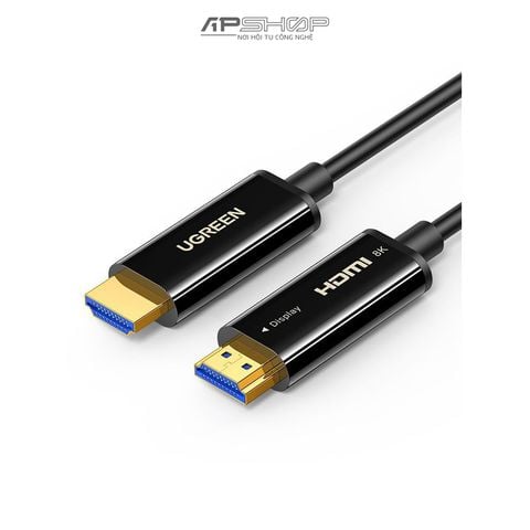 Cáp HDMI UGREEN 2.1 sợi quang 10m hỗ trợ 8K60Hz, 4K120Hz