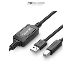 Cáp Máy in UGREEN USB 2.0 A Male to B Male Active Printer Cable US122