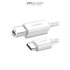 Cáp Máy in UGREEN USB C 2.0 To USB B 2.0 Print Cable White US241