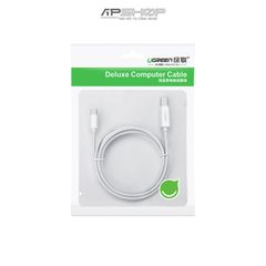 Cáp Máy in UGREEN USB C 2.0 To USB B 2.0 Print Cable White US241