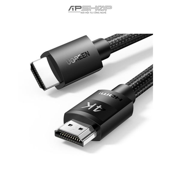 Cáp Ugreen HDMI to HDMI 1.4 4K hỗ trợ ARC | Chính hãng