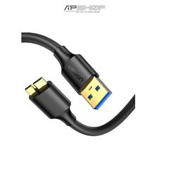 Cáp UGREEN USB 3.0 A Male to Micro USB 3.0 Male Cable Black US130