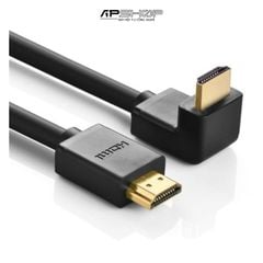Cáp HDMI 1.4 Đầu Bẻ Góc Vuông Cao Cấp Ugreen 10172 (Bẻ Xuống)