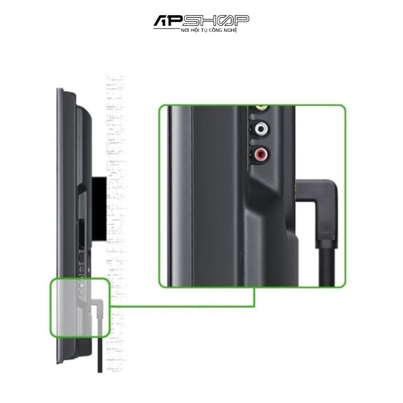 Cáp HDMI 1.4 Đầu Bẻ Góc Vuông Cao Cấp Ugreen 10172 (Bẻ Xuống)