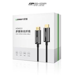 Cáp HDMI 2.0 Sợi Quang Hỗ Trợ 4K60Hz HDR Cao Cấp Ugreen
