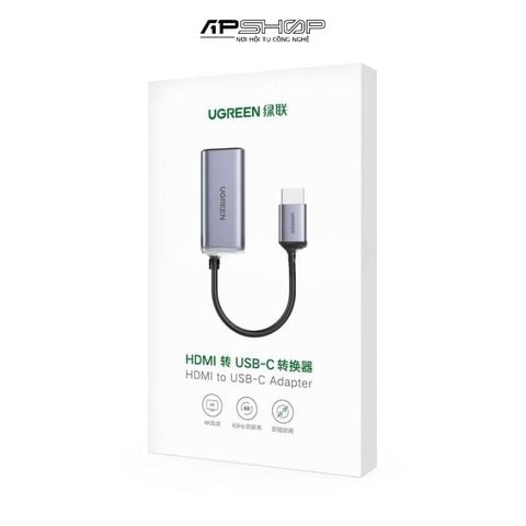 Cáp hdmi 2.0 to USB C 4K60Hz Ugreen 70693 (Vỏ Nhôm)