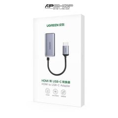 Cáp hdmi 2.0 to USB C 4K60Hz Ugreen 70693 (Vỏ Nhôm)