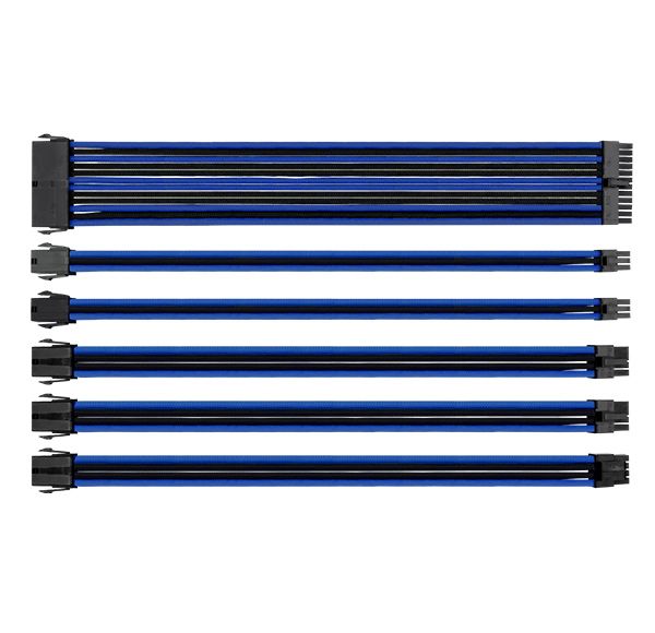 Cáp Nguồn Mở Rộng Thermaltake TtMod Sleeve Cable Blue and Black