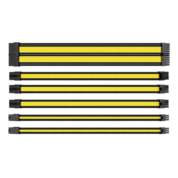 Cáp Nguồn Mở Rộng Thermaltake TtMod Sleeve Cable Yellow and Black