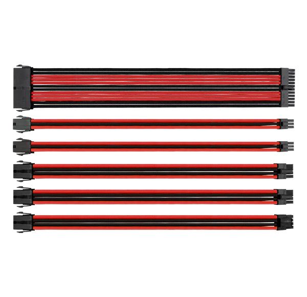 Cáp Nguồn Mở Rộng Thermaltake TtMod Sleeve Cable Red and Black