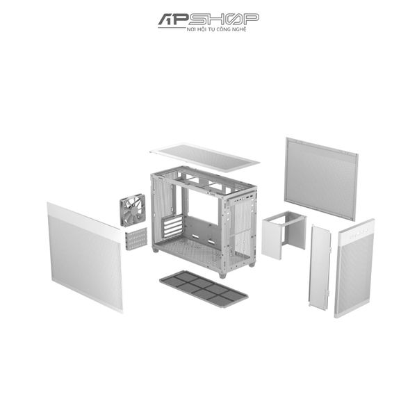 Case ASUS Prime AP201 Micro ATX Mesh White | Chính hãng
