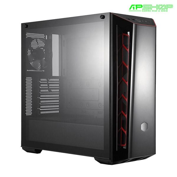 Case Cooler Master MasterBox MB520 TG Red Trim kính cường lực bên hông | Chính hãng