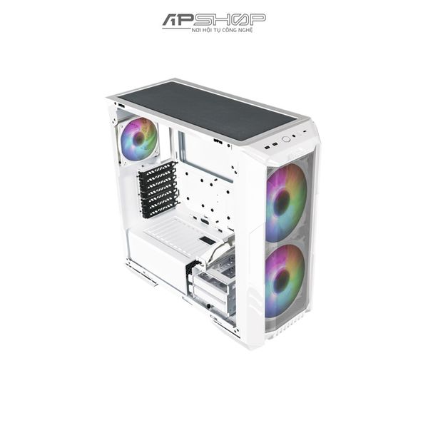 Case Cooler Master MasterCase HAF 500 White | Chính hãng