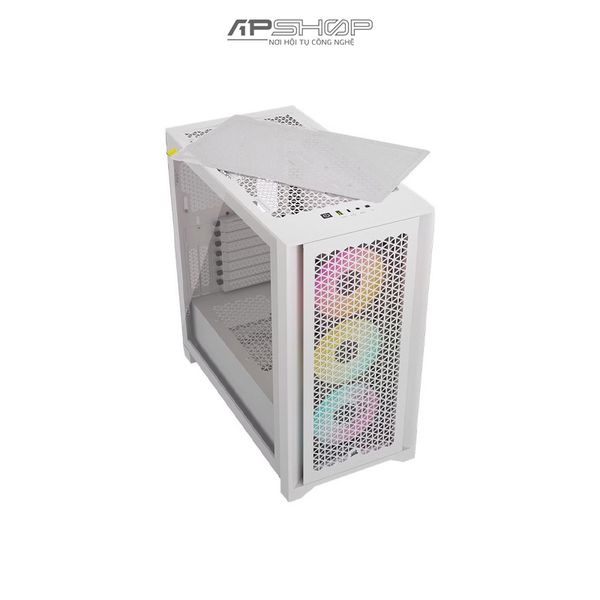 Case Corsair iCUE 4000D RGB Airflow White | Chính hãng