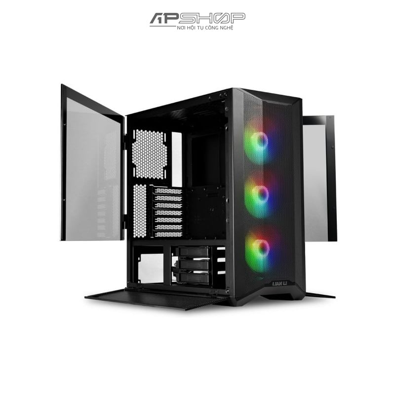 Case Lian Li LANCOOL II Mesh RGB Black | Chính hãng – APSHOP.VN