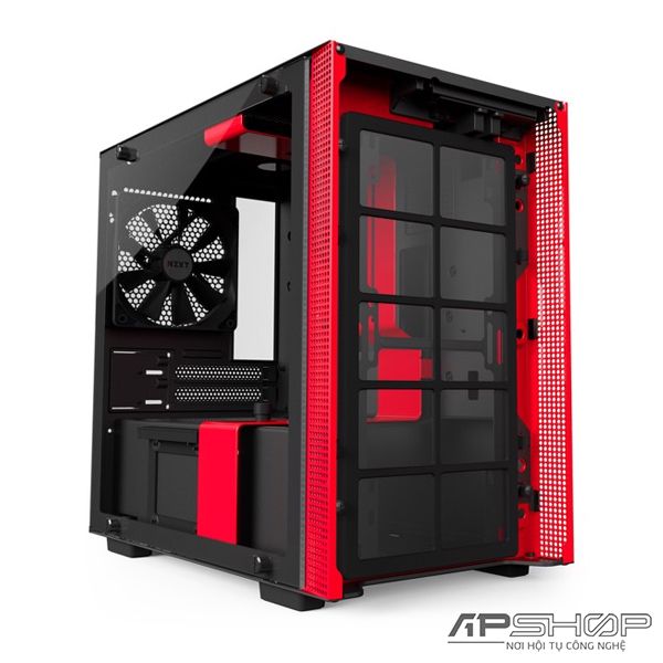 CASE NZXT H200i Matte Black / Red