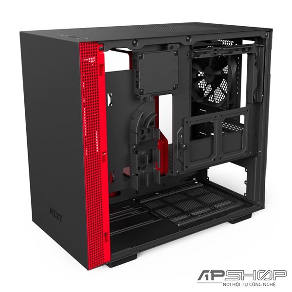 CASE NZXT H200i Matte Black / Red