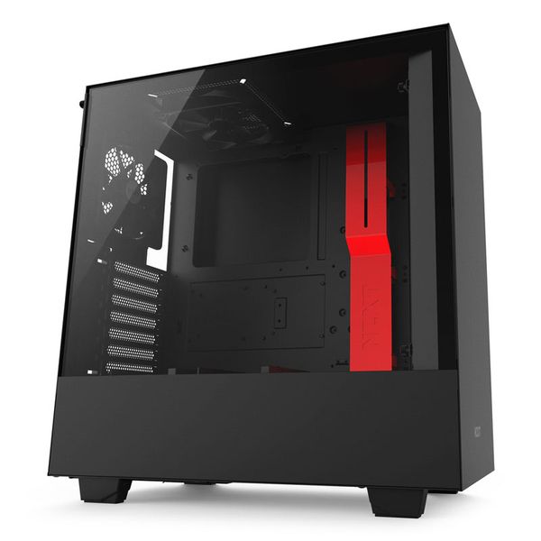 Case NZXT H500 Matte Black/Red