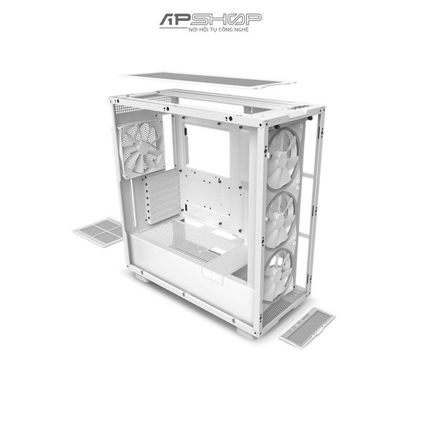 Case NZXT H7 Elite Mid Tower White | Chính hãng