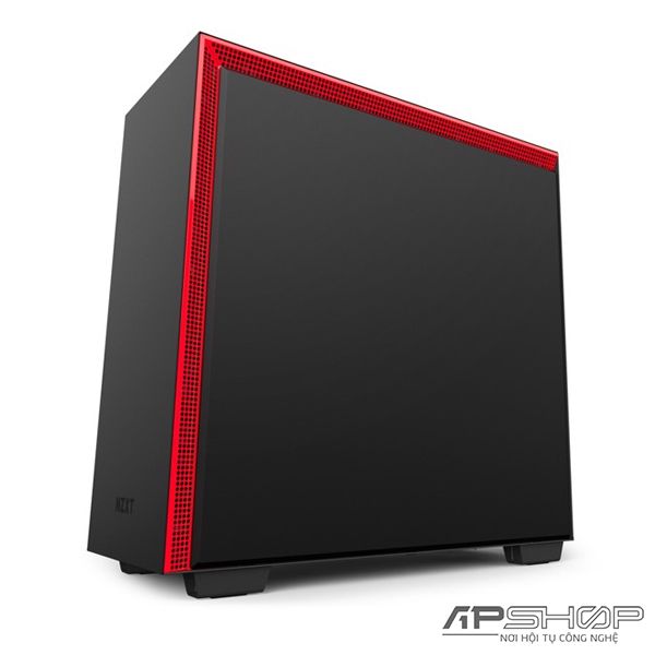 CASE NZXT H700i MATTE BLACK/ RED