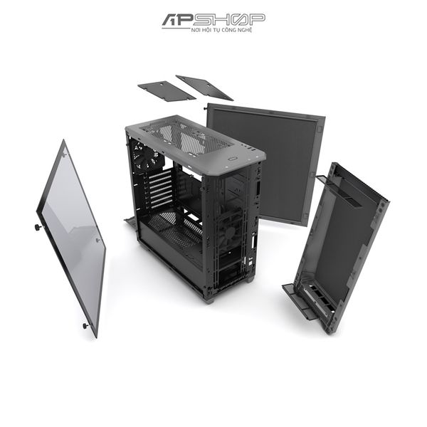 Case Phanteks Eclipse P400S Tempered Glass - Anthracite Gray