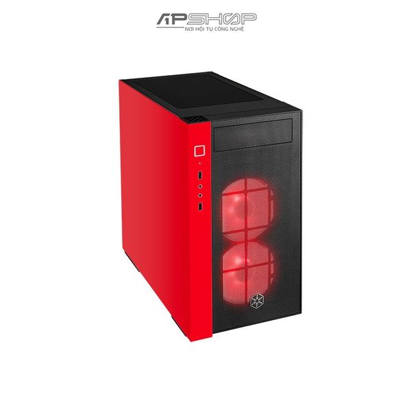 Case Silverstone RL08 Red | Micro ATX, Mini DTX, Mini ITX | Chính hãng