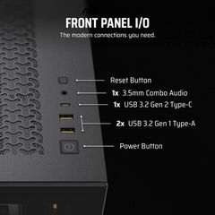 Case Corsair 3500X RGB Tempered Glass Mid Tower Black