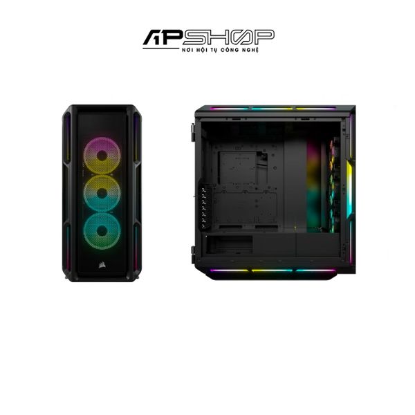 Case Corsair 5000T RGB Black - Hàng chính hãng