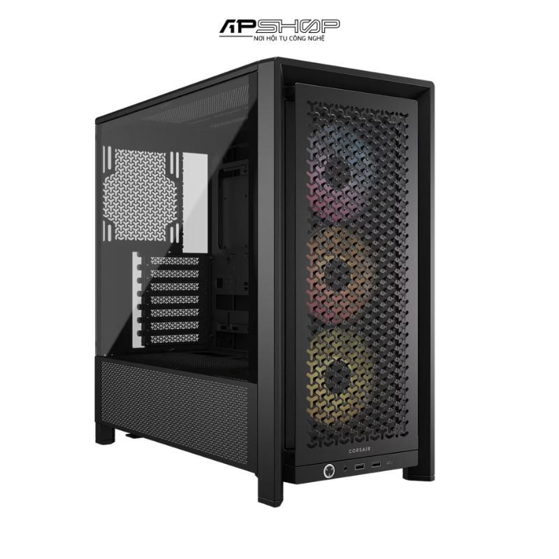 Case Corsair FRAME 4000D RS ARGB Mid-Tower, Black