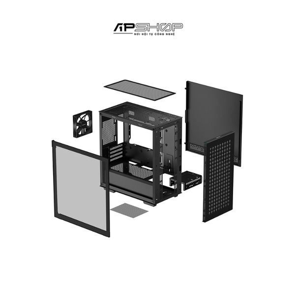 Case DeepCool CH370 Black | Chính hãng