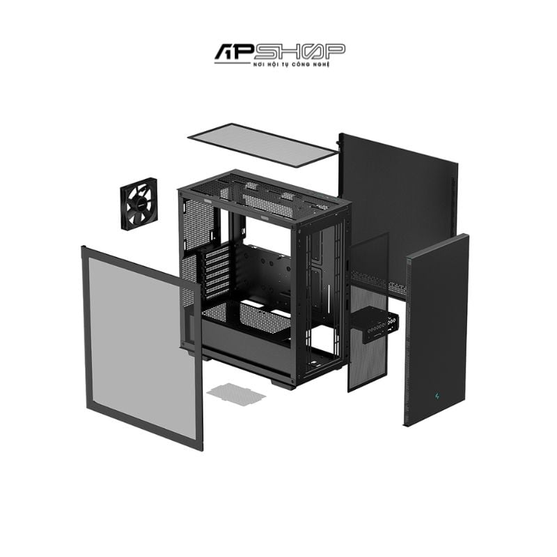 Case DeepCool CH510 Black | Chính hãng