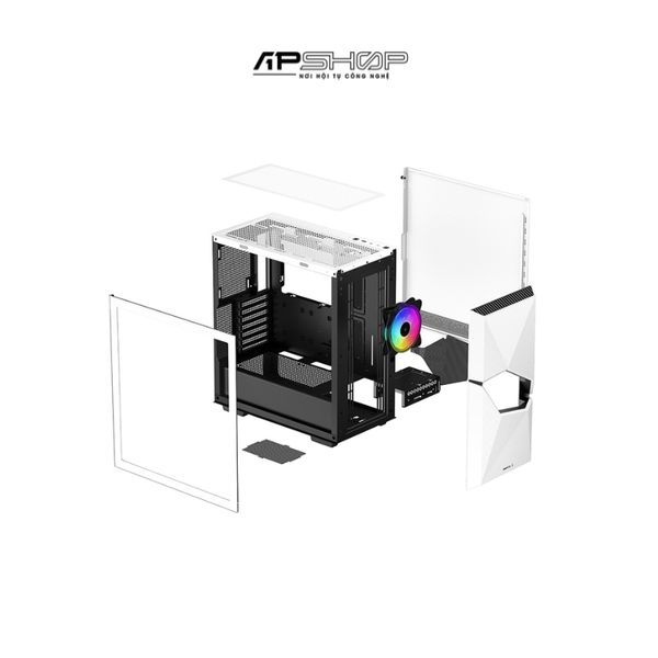 Case DeepCool Cyclops WH White | Chính hãng