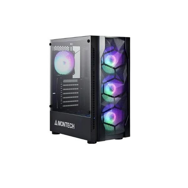 Case Montech X1 Black - 4 FAN RGB